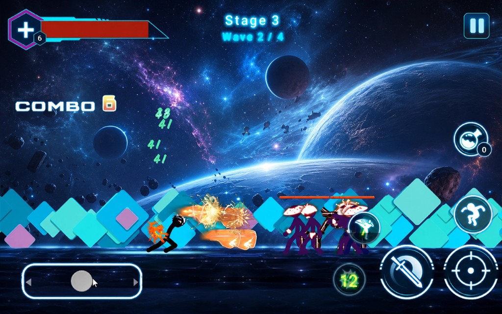Combat scene